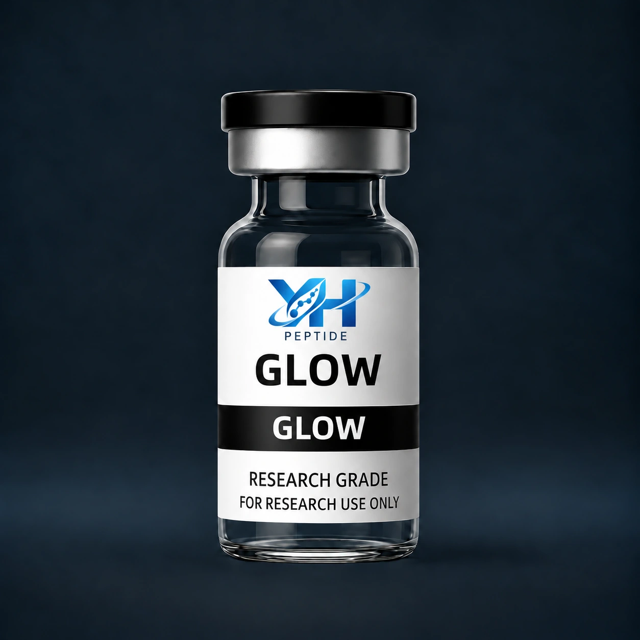 YH Peptide GLOW branded product illustration